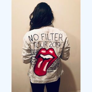 Rolling Stones No Filter Tour Denim Jacket
